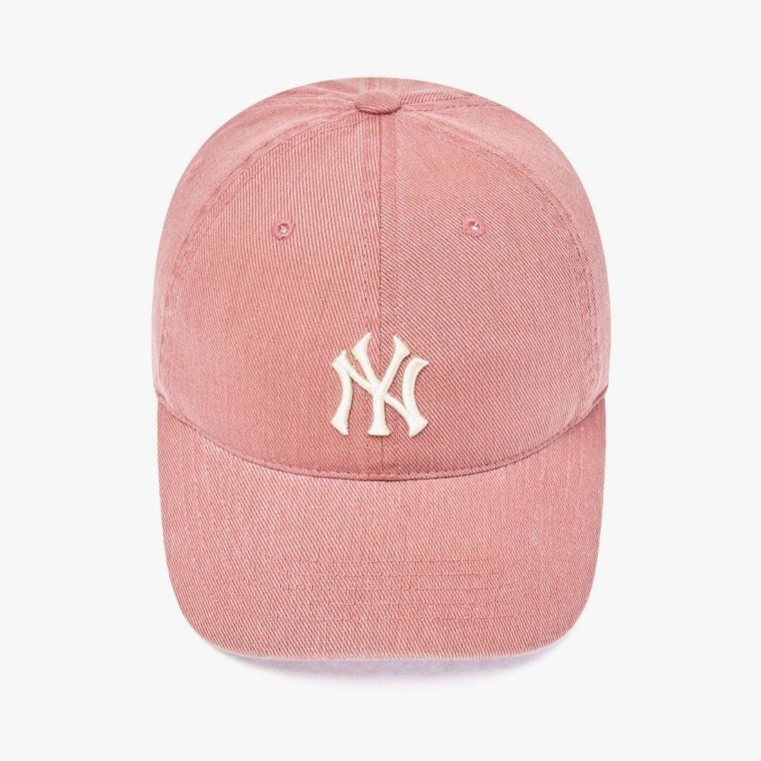  Nón MLB Basic Washed Unstructured Ball Cap NY Pink 3ACPVV14N-50COS 