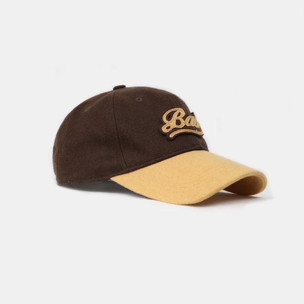 【BADBLOOD】 Contrast Wool Ball Cap - Chocolate Mũ Nón BadBlood - Chính Hãng Giá Tốt Tại HCM Việt Nam – Dope