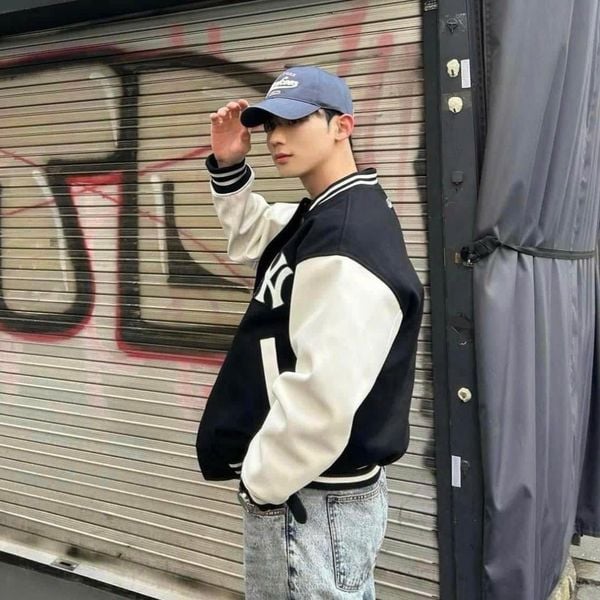 Áo Bomber MLB [Unisex] Wool Basic Varsity Jacket NY - 3AJPV0141-50BKS