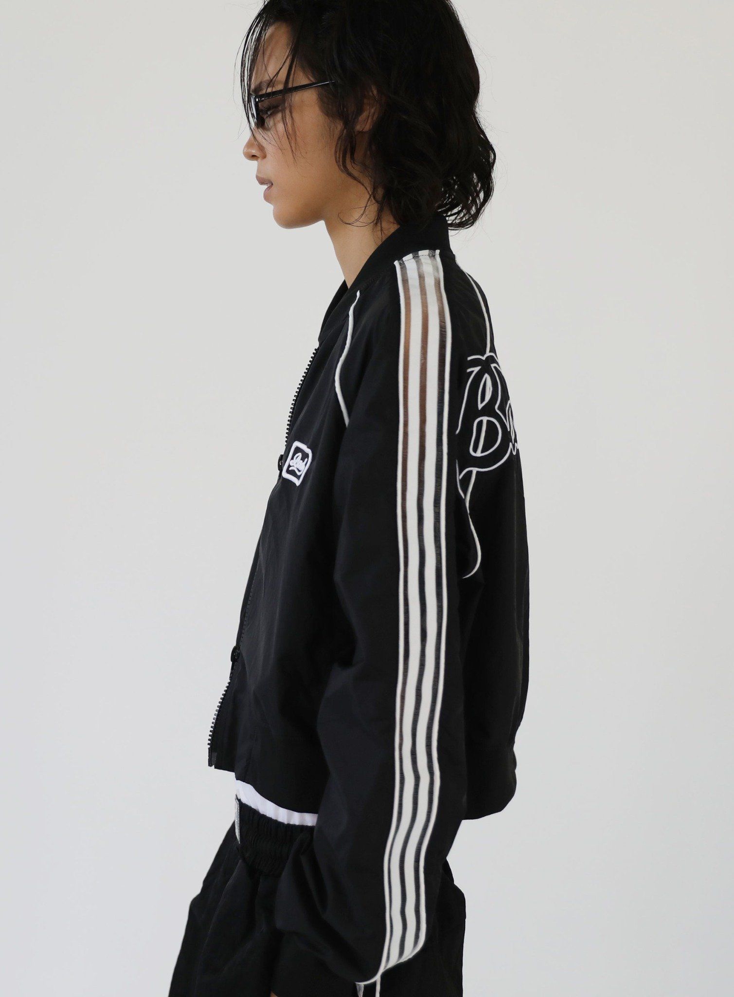 ★BADBLOOD★ Billy Jersey Windbreaker Navy w-jkt24-026 Áo Khoác Badblood Billy Jersey Windbreaker W-JKT24 026 Màu