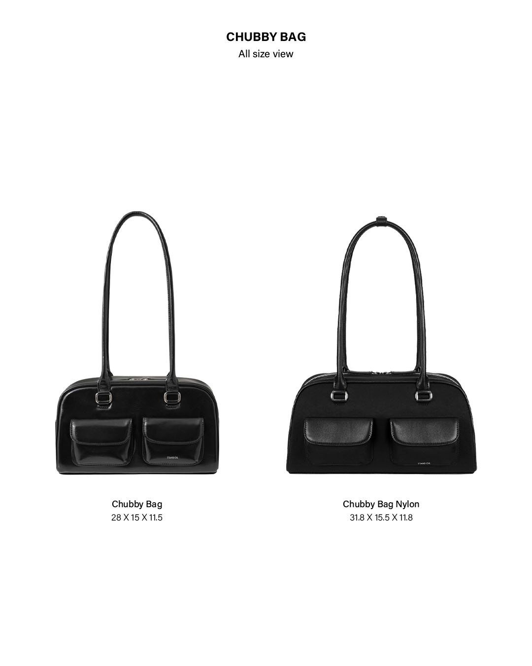  Túi Xách Stand Oil - Chubby Bag Nylon Gray 