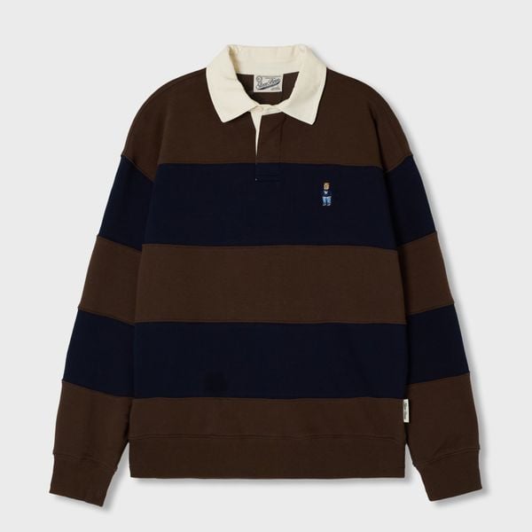 Áo Sweater WHOAU - Steve Rugby Sweatshirt Brown - WHMAF4922U