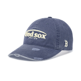  Nón MLB Korea - [Unisex] Vintage Damaged Curve Logo Unstructured Ball Cap - 3ACPV106N 