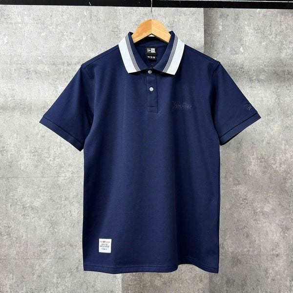 Áo Thun Polo New Era - [Unisex] NY Yankees Basic Polo Navy