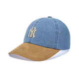  Nón MLB Korea - [Unisex] Denim Suede Unstructured Ballcap - 3ACPB125N-50BGS 