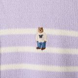  Áo Cardigan WHOAU [Nữ] - Steve R-neck Cardigan Purple - WHCKF4913F 