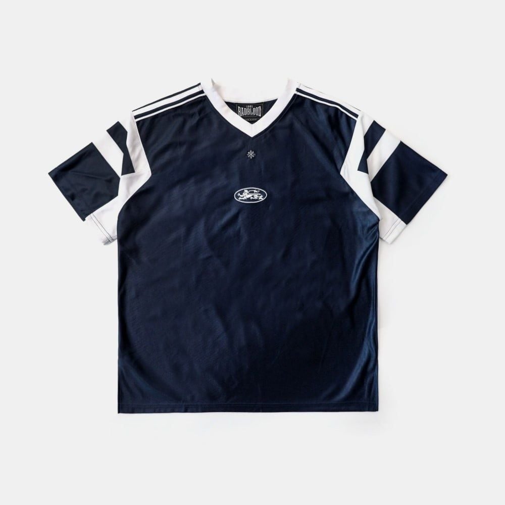  Áo Thun [Unisex] Badblood - [w-tee25-067] Mystic Jersey Short Sleeve Navy 