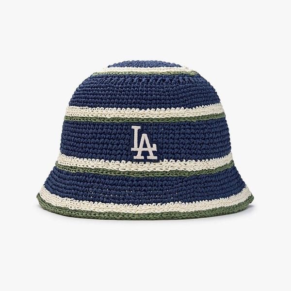 Nón Bucket Dệt Kim MLB - Stripe Summer - 3AHTV0153-07NYS
