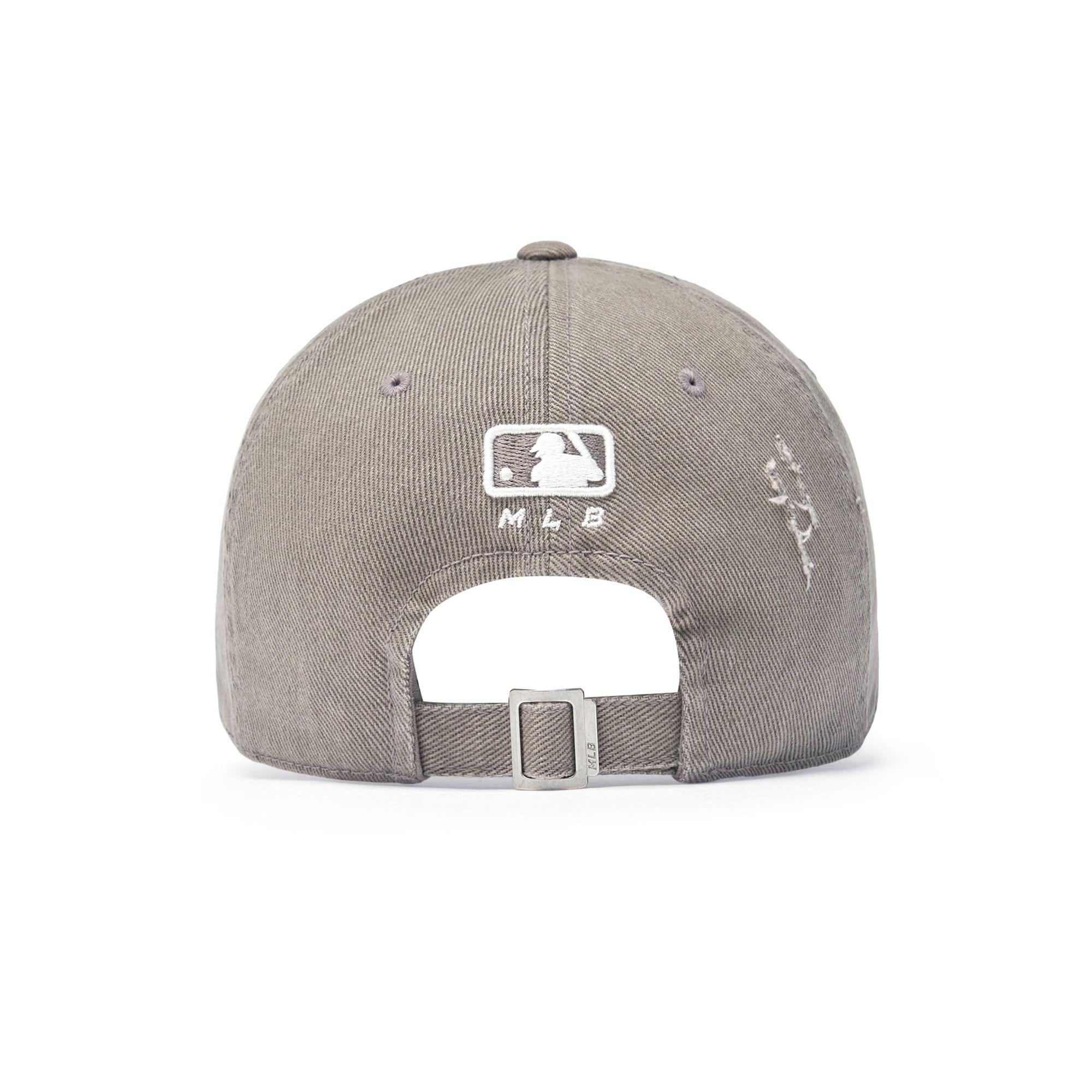  Nón MLB Korea - [Unisex] Damage Washed Unstructured Ball Cap NY Yankees - 3ACPVV34N-07GRS 