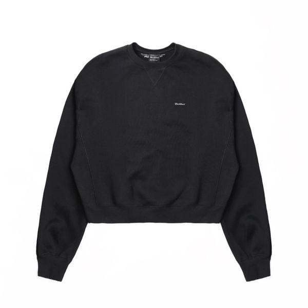 Áo Sweater [Unisex] Badblood -[w-sweatshirt22-003] Minimal Logo Heavyweight - Black