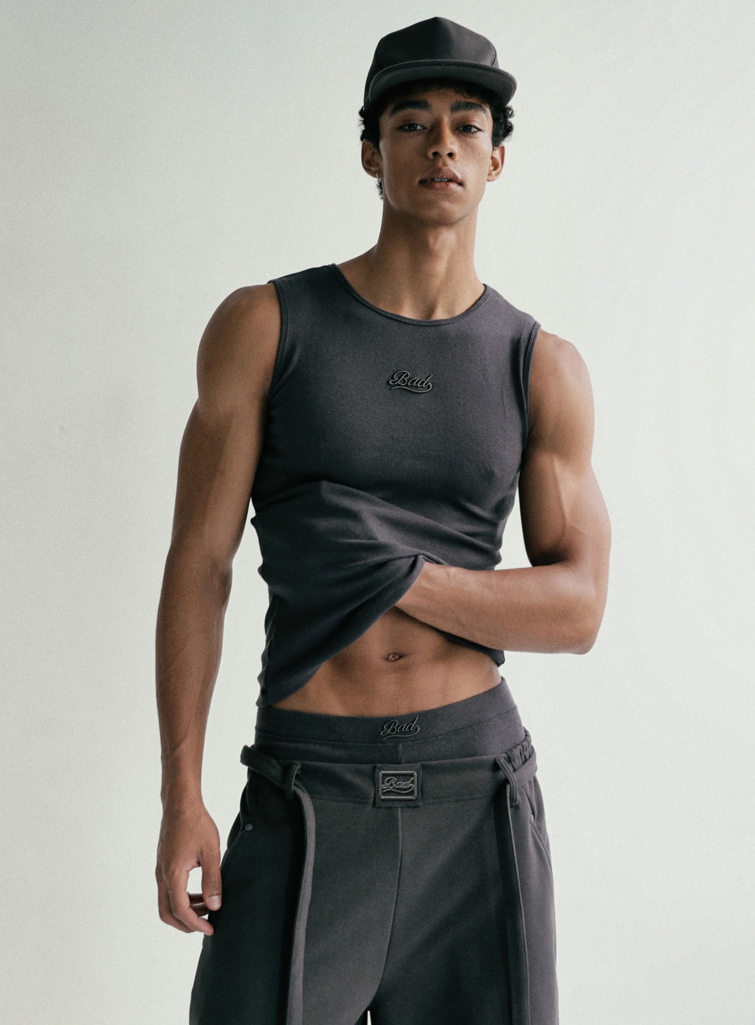  Áo Tanktop [Nữ] Badblood - [w-tnk24-062] Beyond Soft Tank 2 Grey 