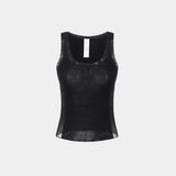  Áo Croptop [Nữ] Badblood - [w-tnk24-024] Second Skin Tank Top Black 