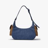  Túi Xách MLB Korea - Dia Mono Megalogo Denim Cargo Bag NY Yankees Indigo - 3ABQM134N-50INS 