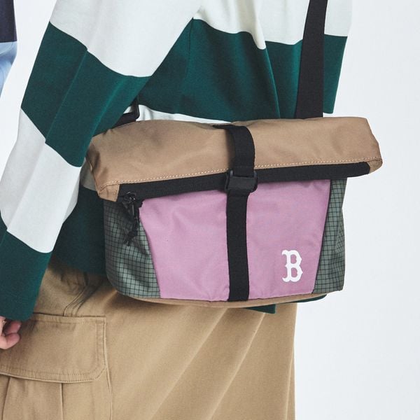 Túi Đeo Chéo MLB Korea - Basic Golf Core Crossbody Bag Boston Red Sox - 3ACRB025N-43PKP