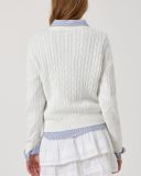  Áo Cardigan Len WHOAU [Nữ] - Steve Cable Cardigan - WHCKG2211F 