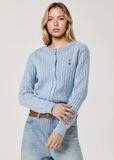  Áo Cardigan Len WHOAU [Nữ] - Steve Cable Cardigan - WHCKG2211F 