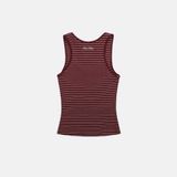  Áo Croptop [Nữ] Badblood - [w-tnk25-004] Beyond Soft Tank 3 Stripe Wine 