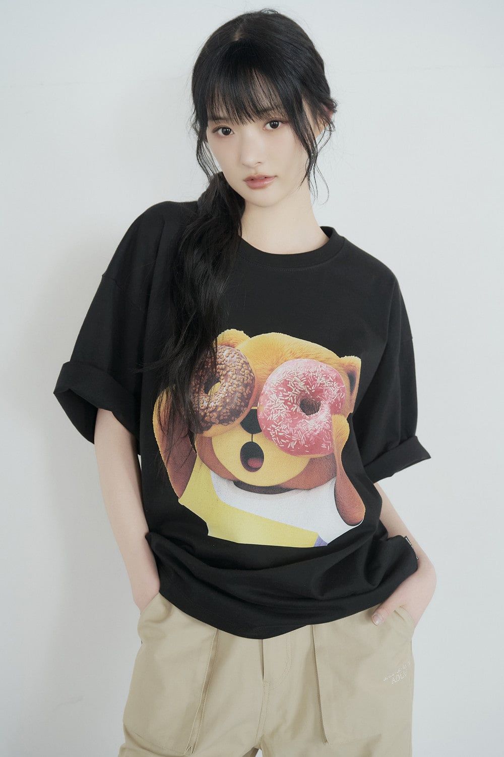  Áo thun ADLV - Acmé de la vie  AC Bear Baby Face Donut 