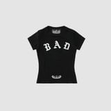  Áo Thun [Unisex] Badblood - [w-tee25-040] Mystic Logo Jersey Short Sleeve Slim Fit Black 