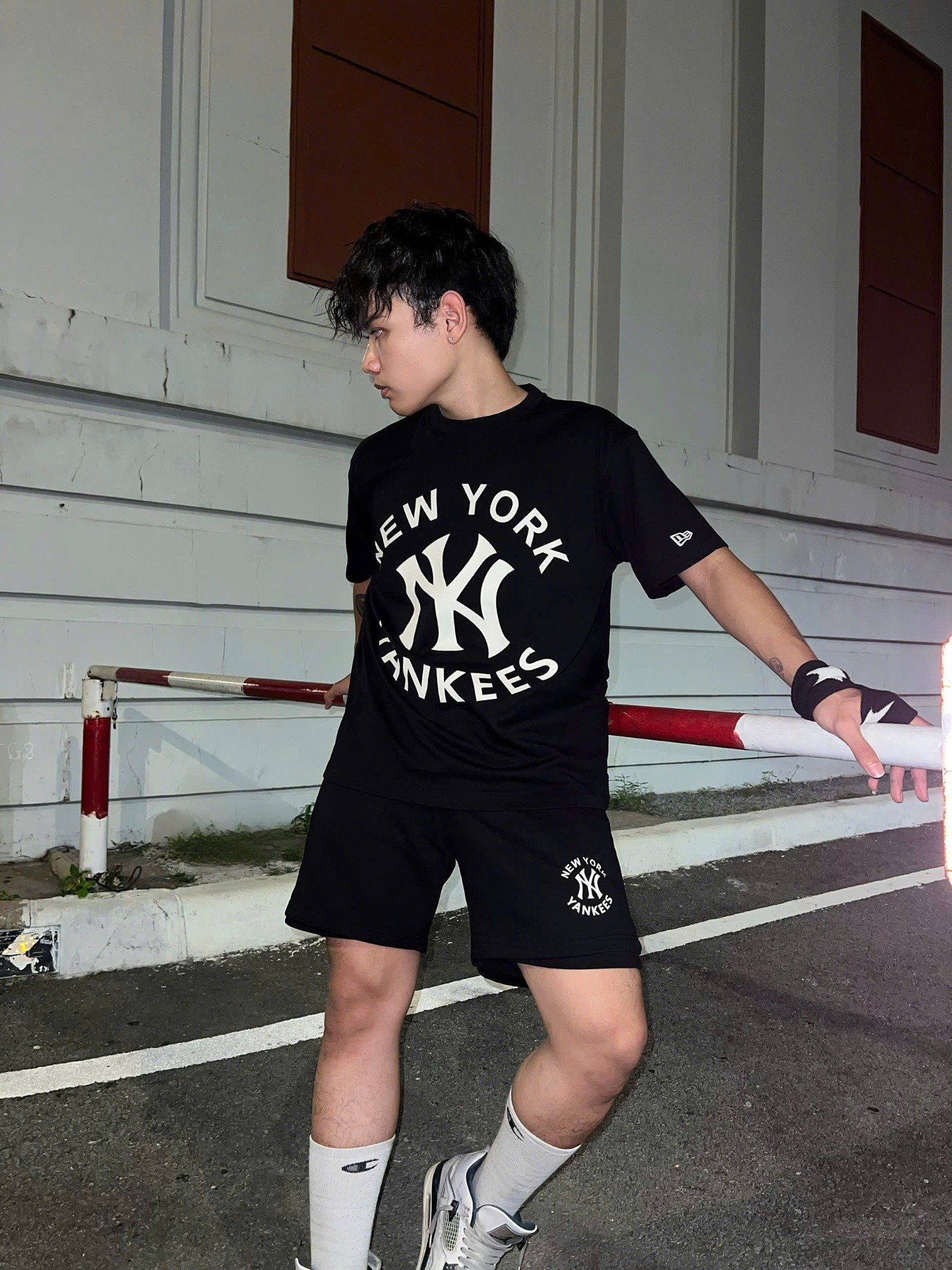 Áo Thun New Era - [Unisex] NY Yankees Basic Front Logo T-shirt 