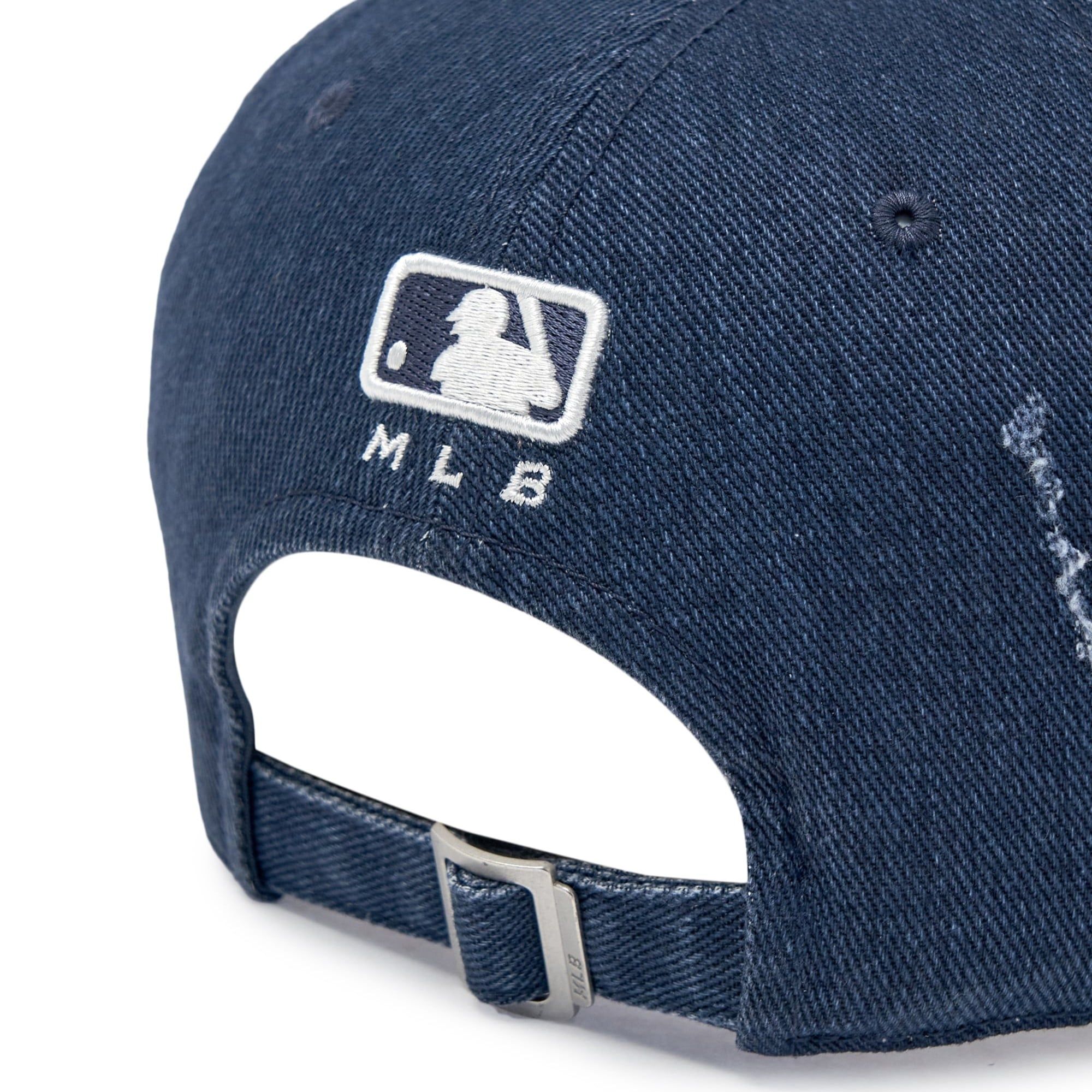  Nón MLB Korea - [Unisex] Damage Washed Unstructured Ball Cap NY Yankees - 3ACPVV34N-50NYS 