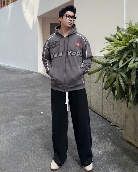 Áo Khoác New Era - [Unisex] NY Yankees Zip Hoodie Gray - 12245555