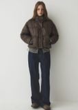  Áo Khoác Phao Whoau - High neck Short Puffer - WHJPE4V15F 