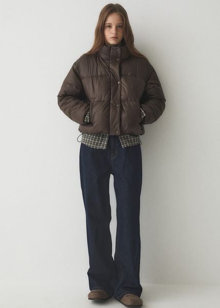  Áo Khoác Phao Whoau - High neck Short Puffer - WHJPE4V15F 