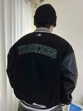  Áo Bomber MLB [Unisex] Wool Basic Varsity Jacket New York Yankees - 3AJPV0634-50BKL 