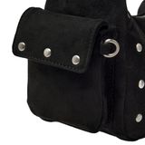  Túi Xách MLB Korea - Vintage Street Studded Hobo Bag NY - 3ABQVB26N-50BKS 