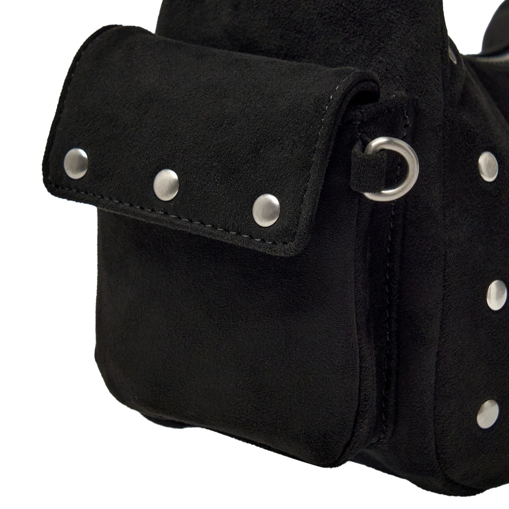 Túi Xách MLB Korea - Vintage Street Studded Hobo Bag NY - 3ABQVB26N-50BKS 