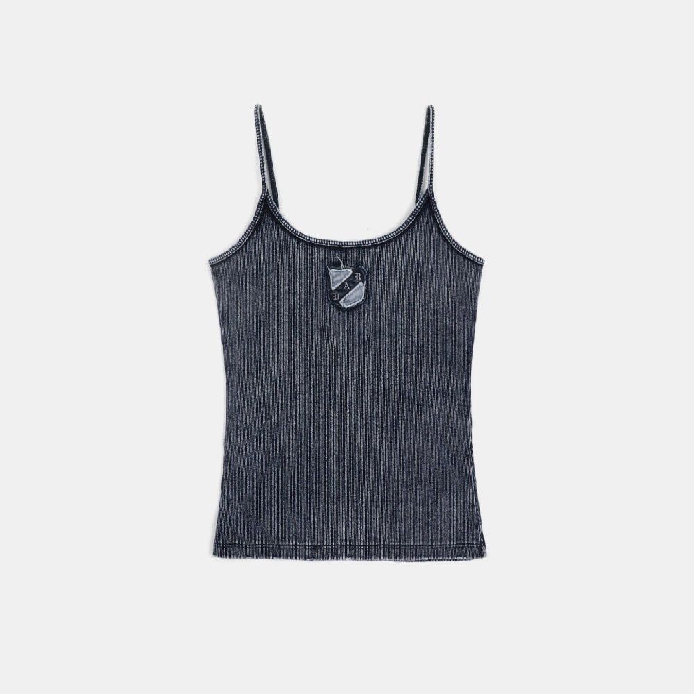  Áo Hai Dây [Nữ] Badblood - [w-tnk25-009] Rusty Denim String Tank Blue 