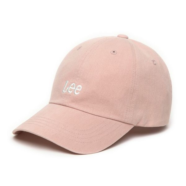 Nón Lee [Unisex] - Small Twitch Logo Denim Ball Cap Pink - LE2501CA01PI