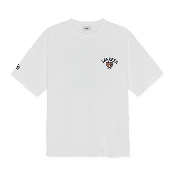 Áo thun MLB - [Unisex] NY Yankees Oversized Mega Bear Back Graphic - 3ATSE0263-50WHS