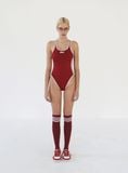  Áo Bodysuit [Nữ] Badblood - [w-jst24-017] Wendy Tank Bodysuit Red 