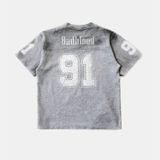  Áo Thun [Unisex] Badblood - 91 Crack Print V-Neck T-Shirt Gray w-tee25-050 