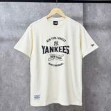  Áo Thun New Era - [Unisex] NY Yankees Retro Logo Cream T-Shirt - 15488856 