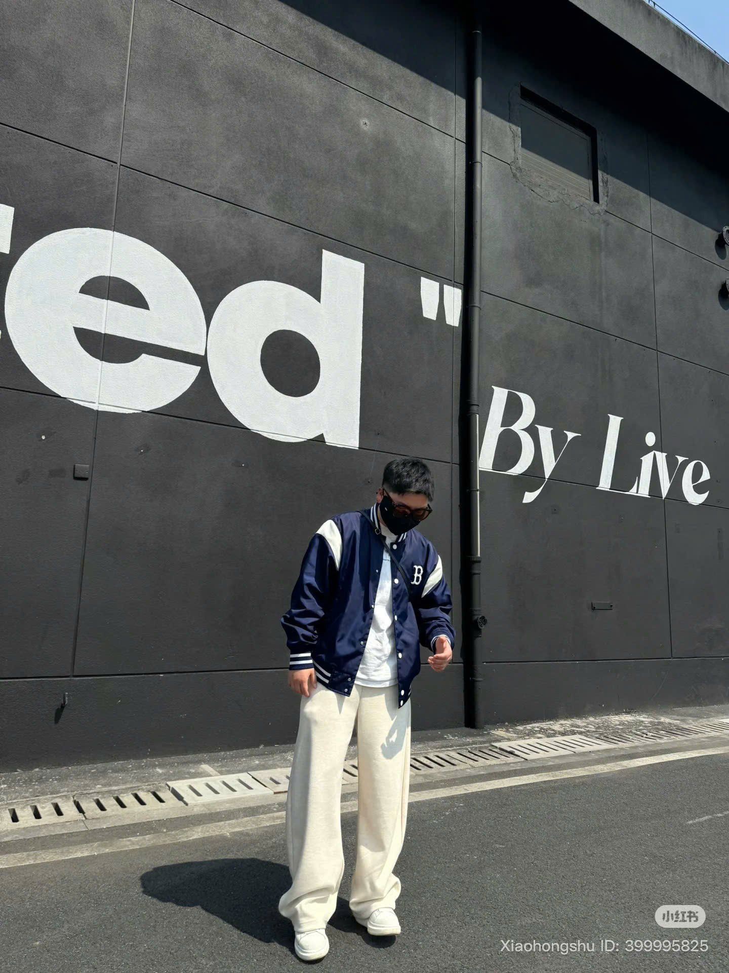  Áo Khoác Bomber New Era - [Unisex] Boston Varsity Jacket Navy 