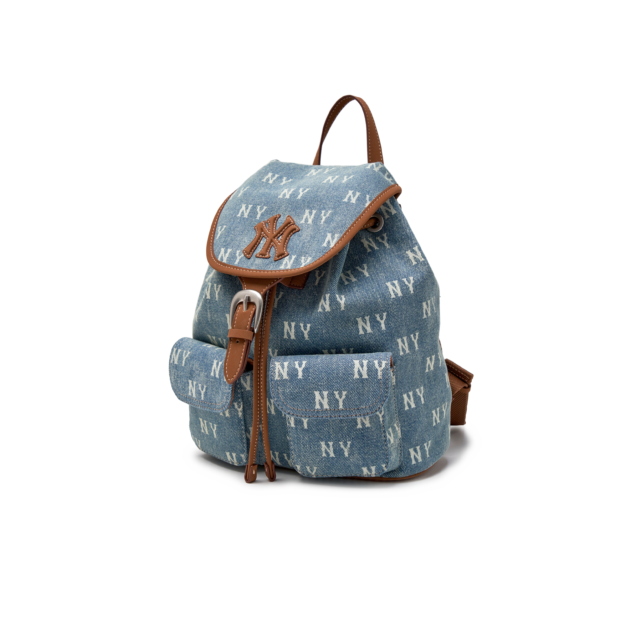  Balo MLB Classic Monogram Vintage Denim Backpack NY Yankees - 3ABKM065N-50BLL 