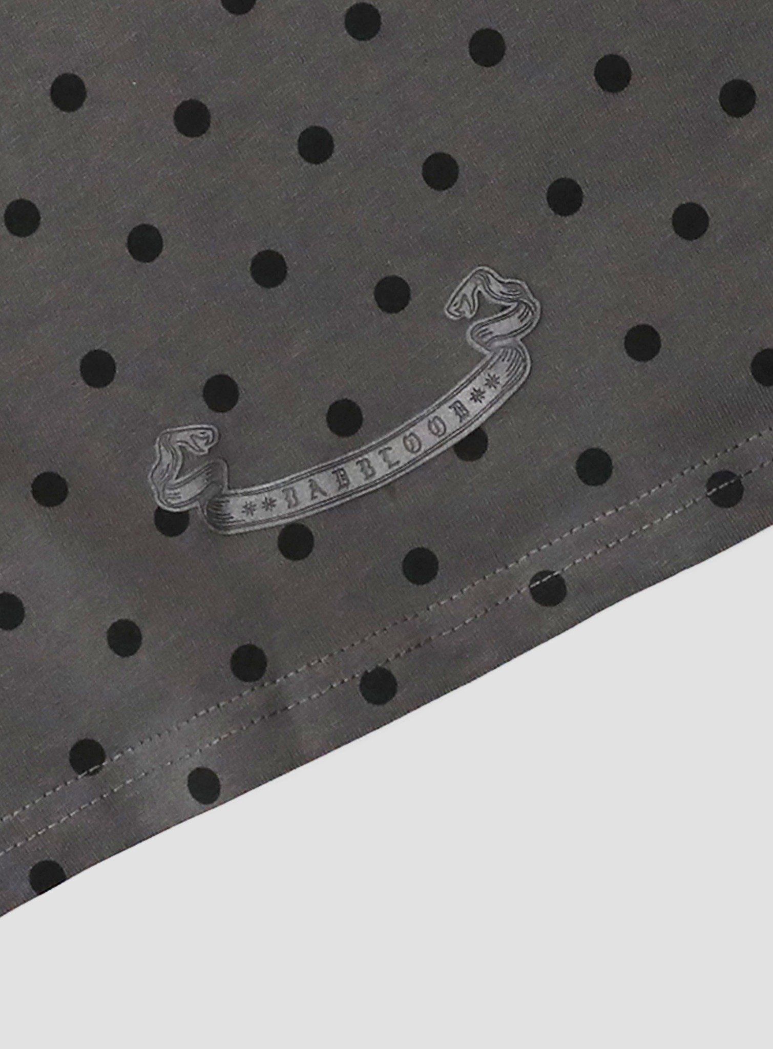  Áo Thun [Unisex] Badblood - [w-tee25-080] Mystic Basic T-Shirt Charcoal Dot 