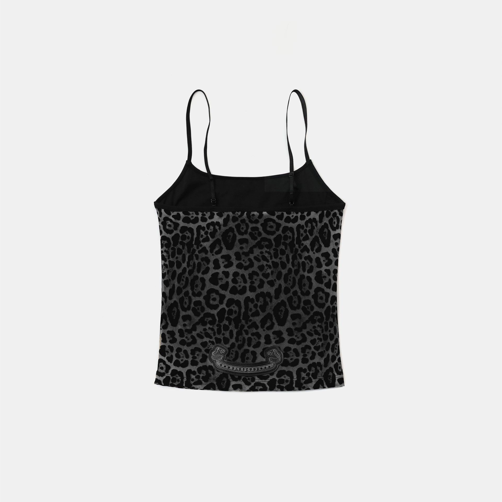  Áo Croptop [Nữ] Badblood - [w-tnk25-036] Mystic String Tank Black Leopard 