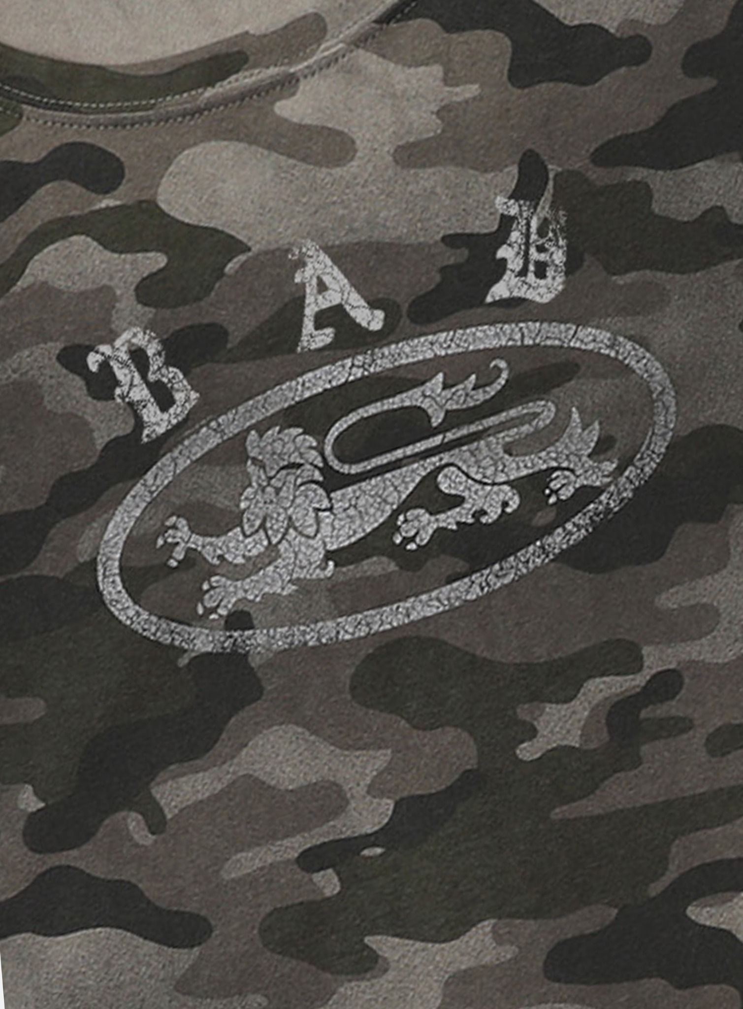  Áo Thun [Unisex] Badblood - [w-tee25-043] Crack Print T-shirt White 