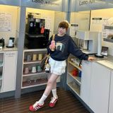  Áo Sweater Nội Địa Hàn Freesize Màu Navy 