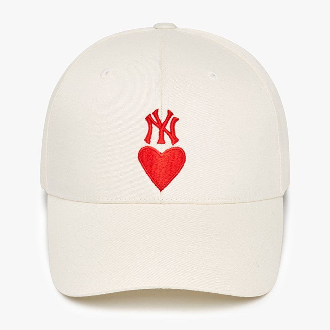  Nón Lưỡi Trai MLB - [Unisex] Heart Logo New York Yankees Black - 3ACPH0136-50IVS 