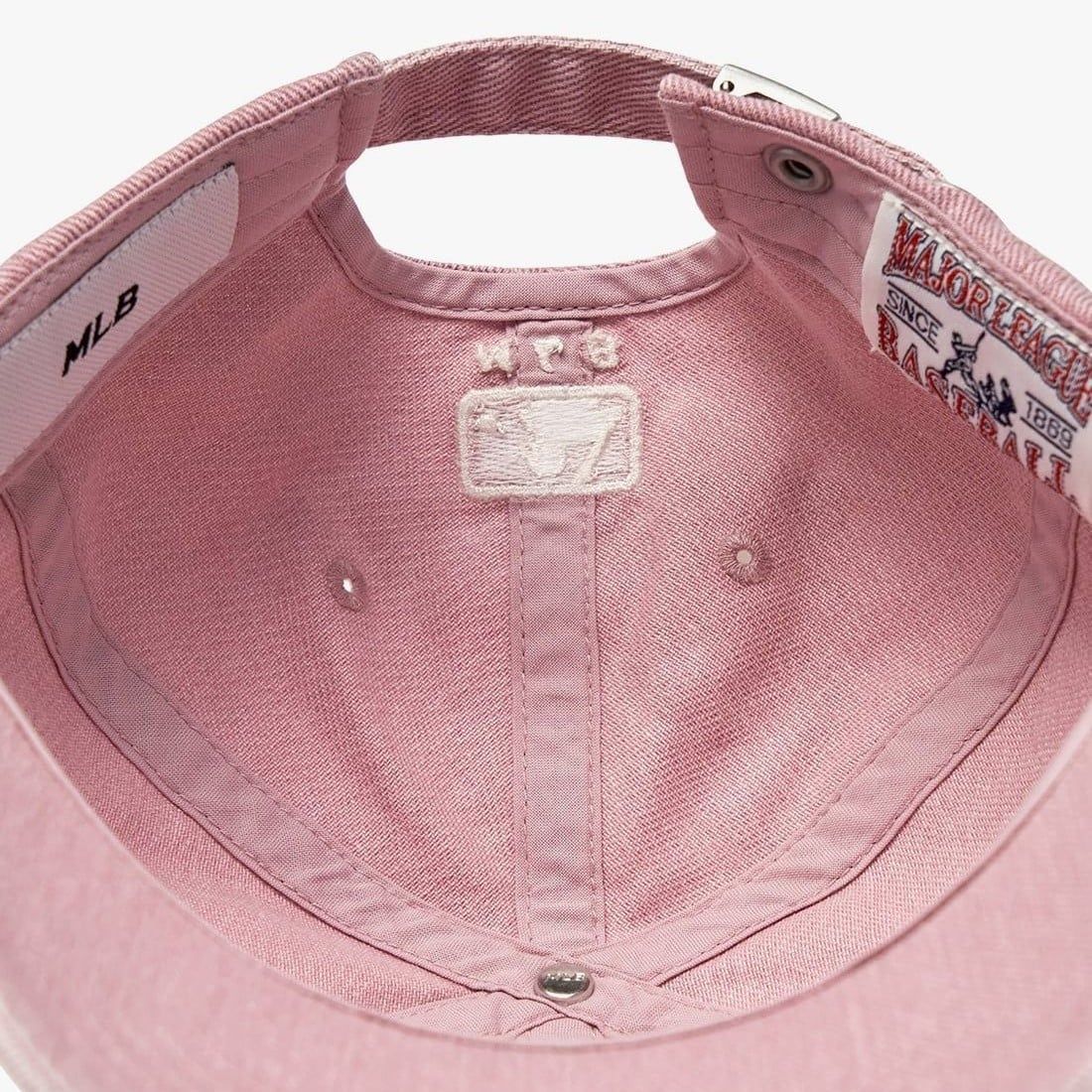  Nón MLB Basic Washed Unstructured Ball Cap NY Pink 3ACPVV14N-07LDL 