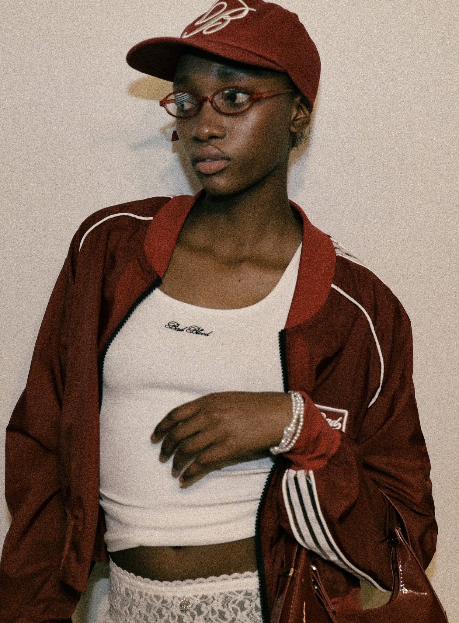  Áo Khoác [Unisex] Badblood - [w-jkt24-013] Billy SS Track Jacket Red 