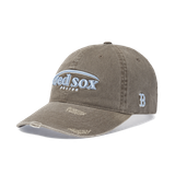  Nón MLB Korea - [Unisex] Vintage Damaged Curve Logo Unstructured Ball Cap - 3ACPV106N 