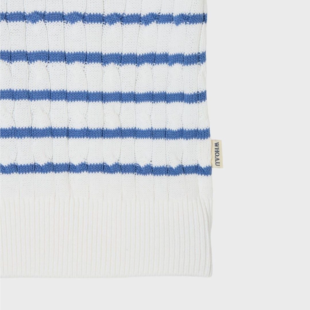  Áo Len WHOAU [Nữ] - Steve Collar Cable Sweater - WHKAG2423F 