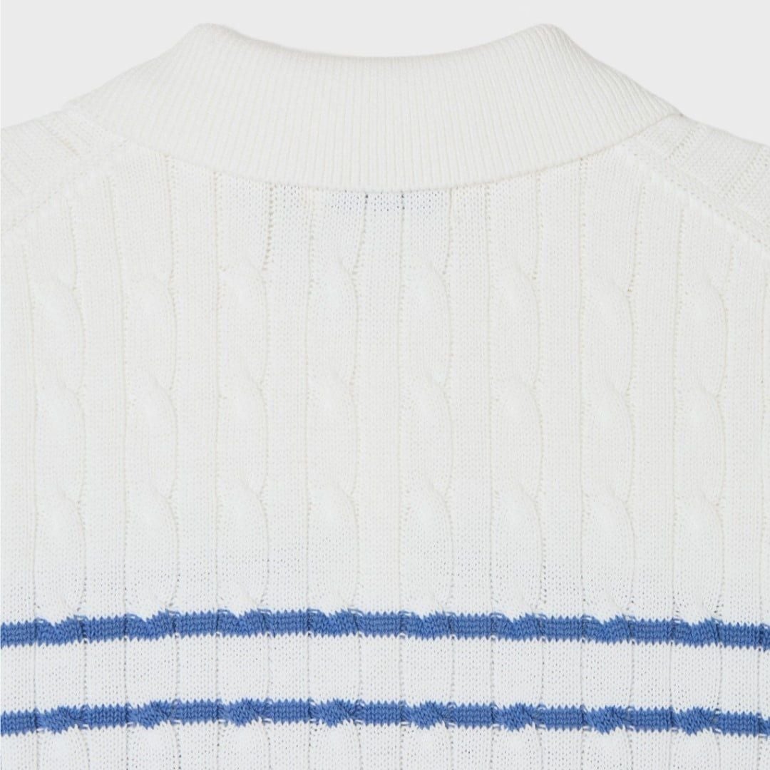  Áo Len WHOAU [Nữ] - Steve Collar Cable Sweater - WHKAG2423F 