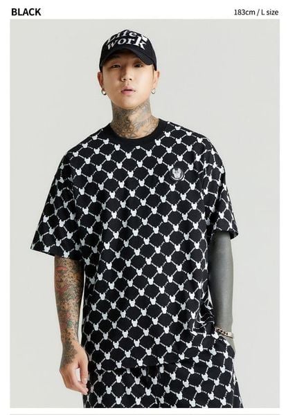 Áo thun Life Work [Unisex] - Monogram Pattern T-Shirt - LW222TS101